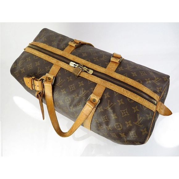 Louis Vuitton Brown Monogram Duffle Tote Bag Unisex - Picture 10 of 16